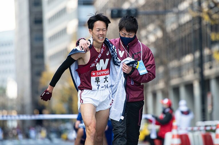 早大・山口賢助 ／ photograph by Nanae Suzuki