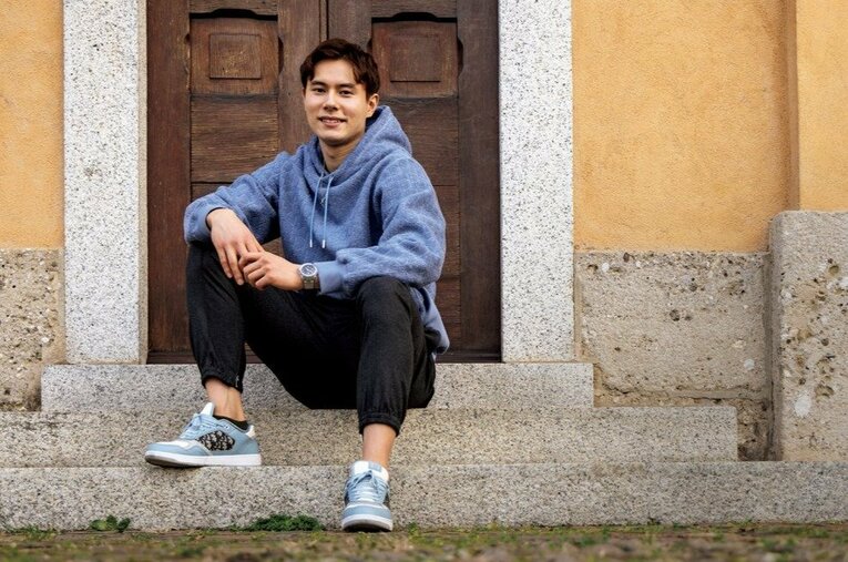 イタリア・モンツァで3シーズン目を迎えた高橋藍。海外挑戦への転機を語った ／ photograph by Takahisa Hirano