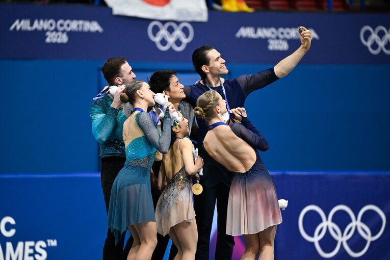 【個人戦ペアのフリー】演技後の涙　©Asami Enomoto