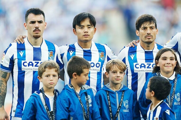 20-21シーズンに所属したビジャレアル相手に奮闘。ダビド・シルバらとの連動もあって、久保建英はソシエダで好調を維持している ／ photograph by Daisuke Nakashima