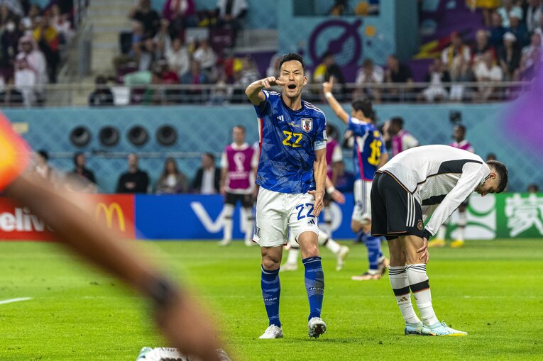 ドイツ戦　©Takuya Sugiyama／JMPA