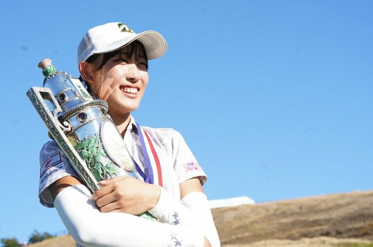 全米女子アマを制した馬場咲希（17歳）。16日から始まる「住友生命Vitalityレディス 東海クラシック」に出場する ／ photograph by Yoichi Katsuragawa