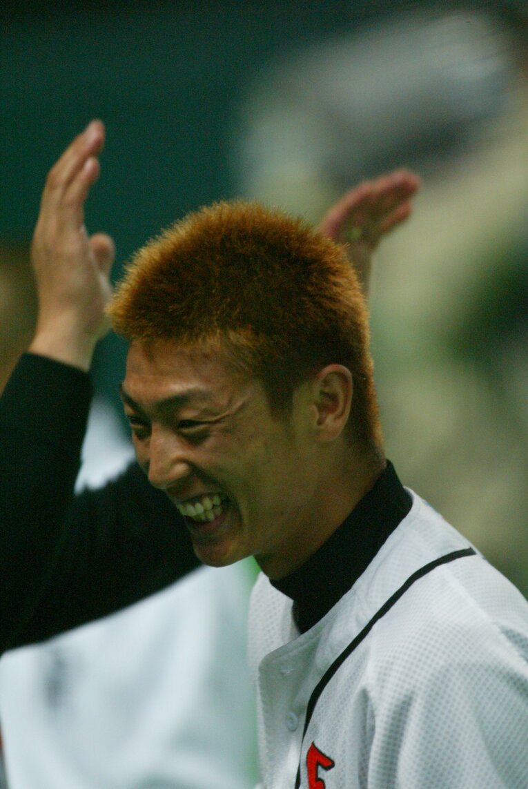 現役（ダイエー）時代の斉藤和巳　©BUNGEISHUNJU