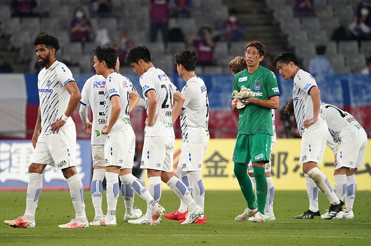 22日のFC東京戦を0-1で落とし、19位に転落したガンバ大阪 ／ photograph by Getty Images