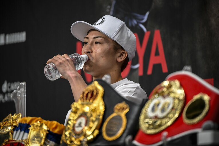 井上尚弥の試合後会見　©Takuya Sugiyama