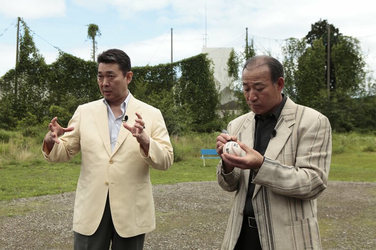 巨人時代の“ライバル”西本聖との対談　©BUNGEISHUNJU