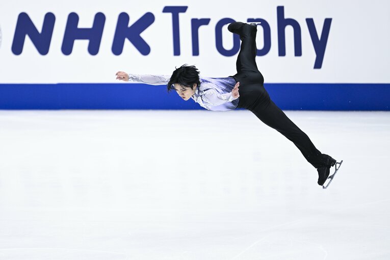 宇野昌磨、NHK杯SP  ©︎Asami Enomoto