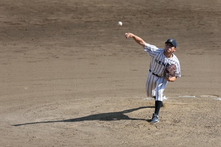 今年6月、大学ジャパン候補の合宿での佐藤幻瑛　©Shigeki Yamamoto