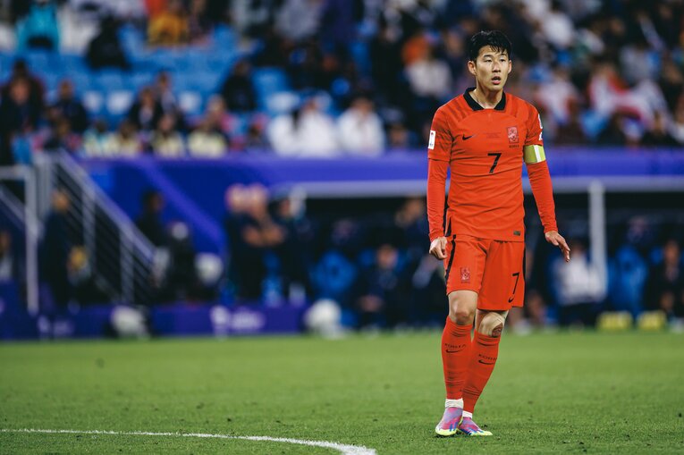 内紛騒動に関するコメントを控えているソン・フンミン　©︎Kiichi Matsumoto