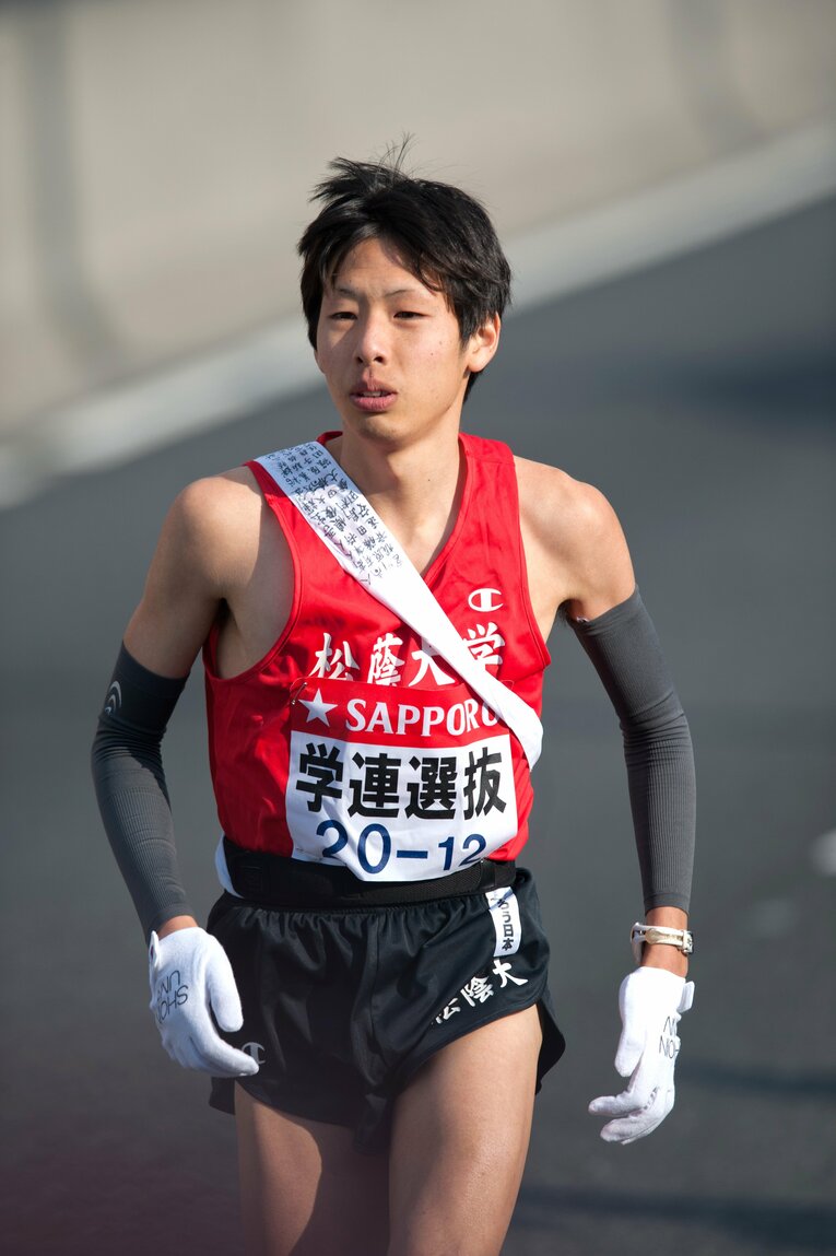 松蔭大では1年時から7区→7区→2区→3区と4年連続で学連選抜チーム入り。夢だった箱根路を駆けた　©︎AFLO