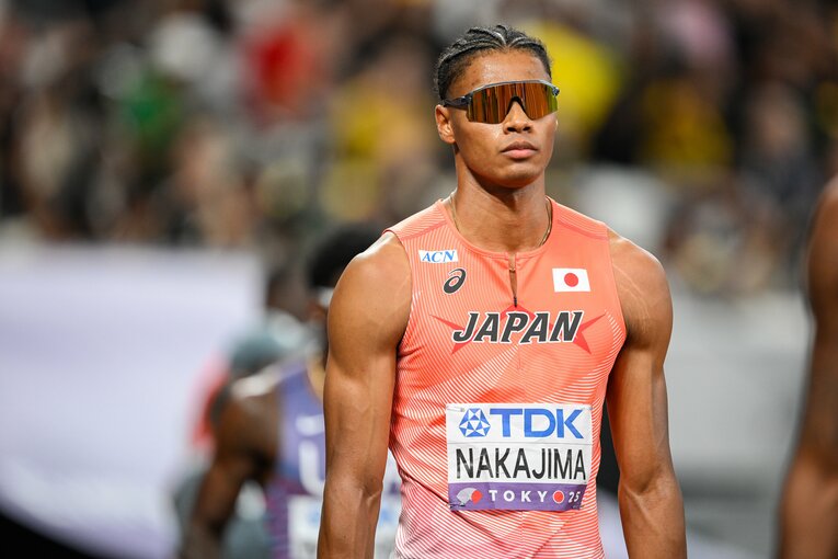 【東京世界陸上】1991年の高野進以来、34年ぶりとなる世界選手権での決勝進出を決めた中島　©Nanae Suzuki