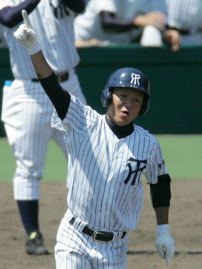 甲子園で本塁打を放ったこともある町田は、23歳で引退を決断した　©JIJI PRESS