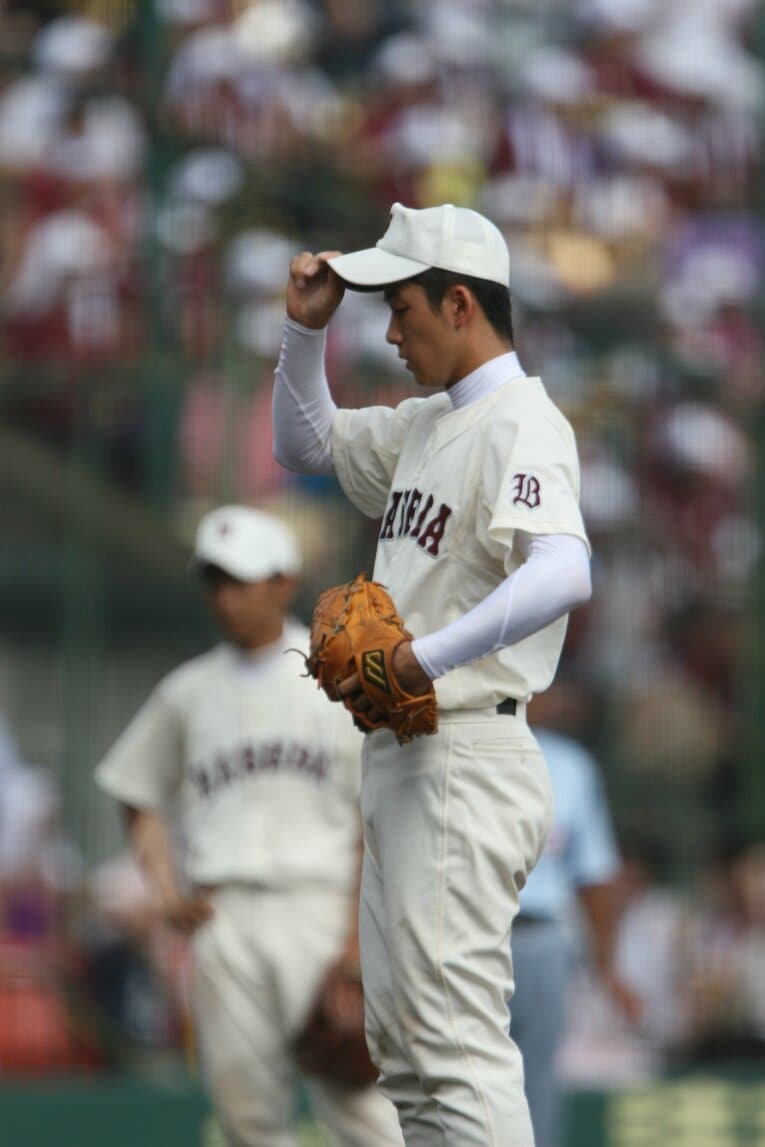 甲子園を席巻した斎藤佑樹　©︎Hideki Sugiyama