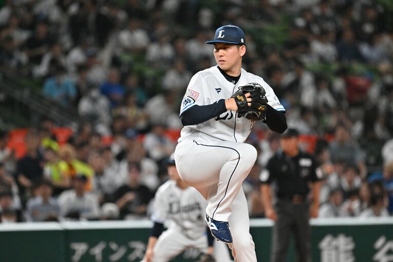 2024年、圧巻のピッチングを見せつづけた武内　©Hideki Sugiyama