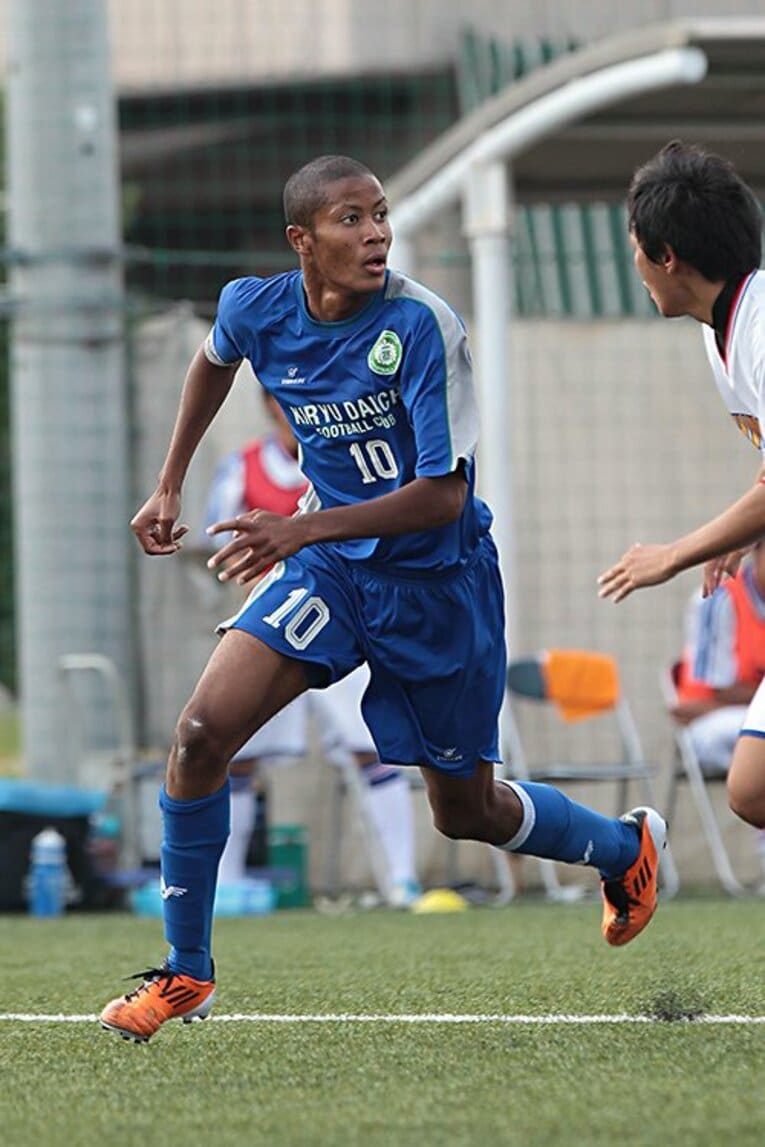 桐生第一高校時代の鈴木武蔵　©︎AFLO