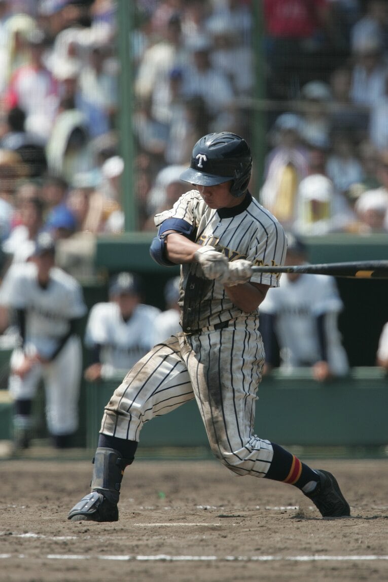 帝京高校時代の中村晃　©Hideki Sugiyama