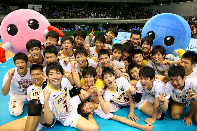 2年連続で高校3冠を達成した星城高校　©︎AFLO SPORT