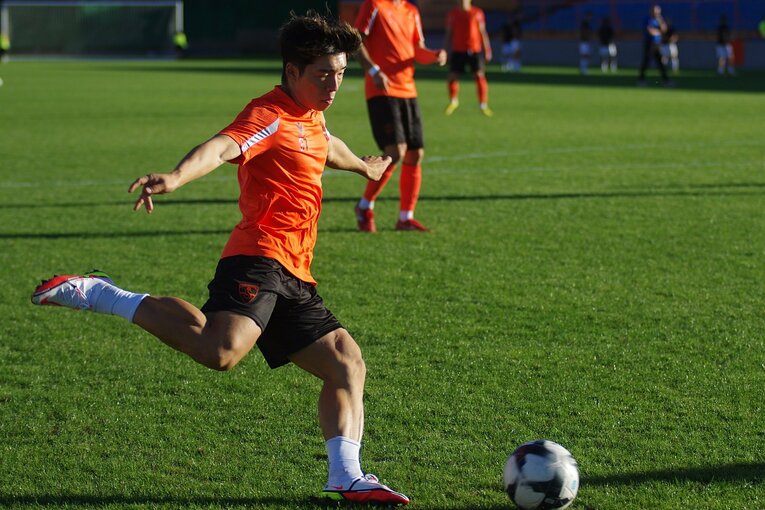 シベニクでの練習風景　©Yasuyuki Nagatsuka