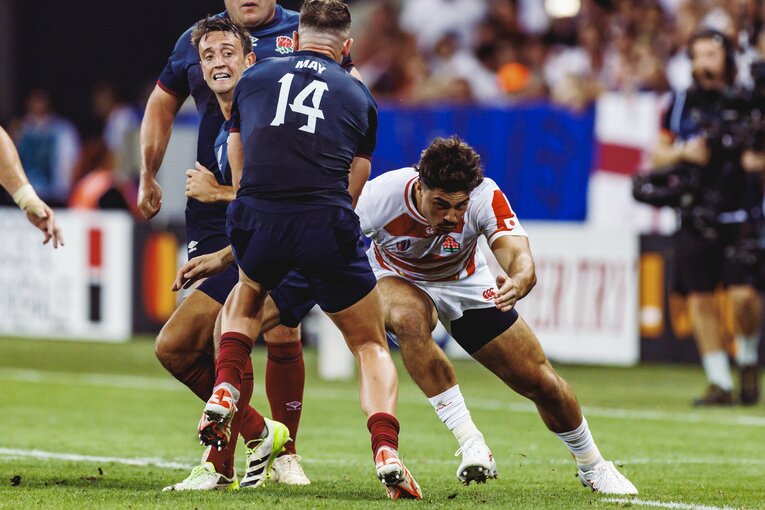 ディラン・ライリー（2023年ラグビーW杯イングランド戦）©︎Kiichi Matsumoto