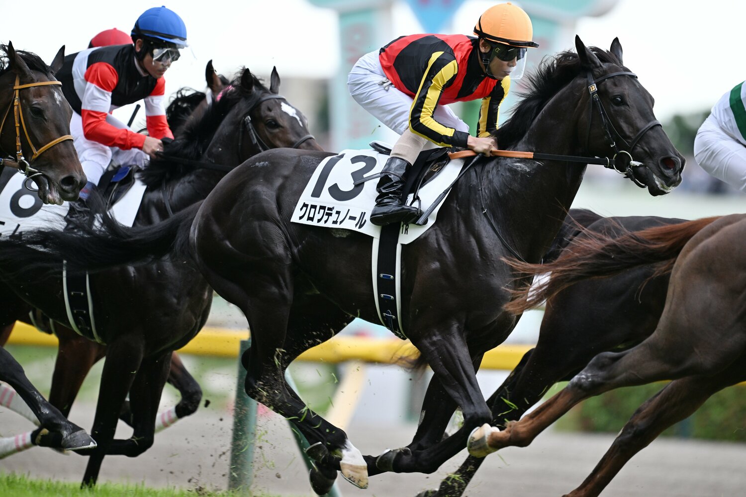 スタート後、即座に絶好位につけて折り合うクロワデュノール ©Keiji Ishikawa