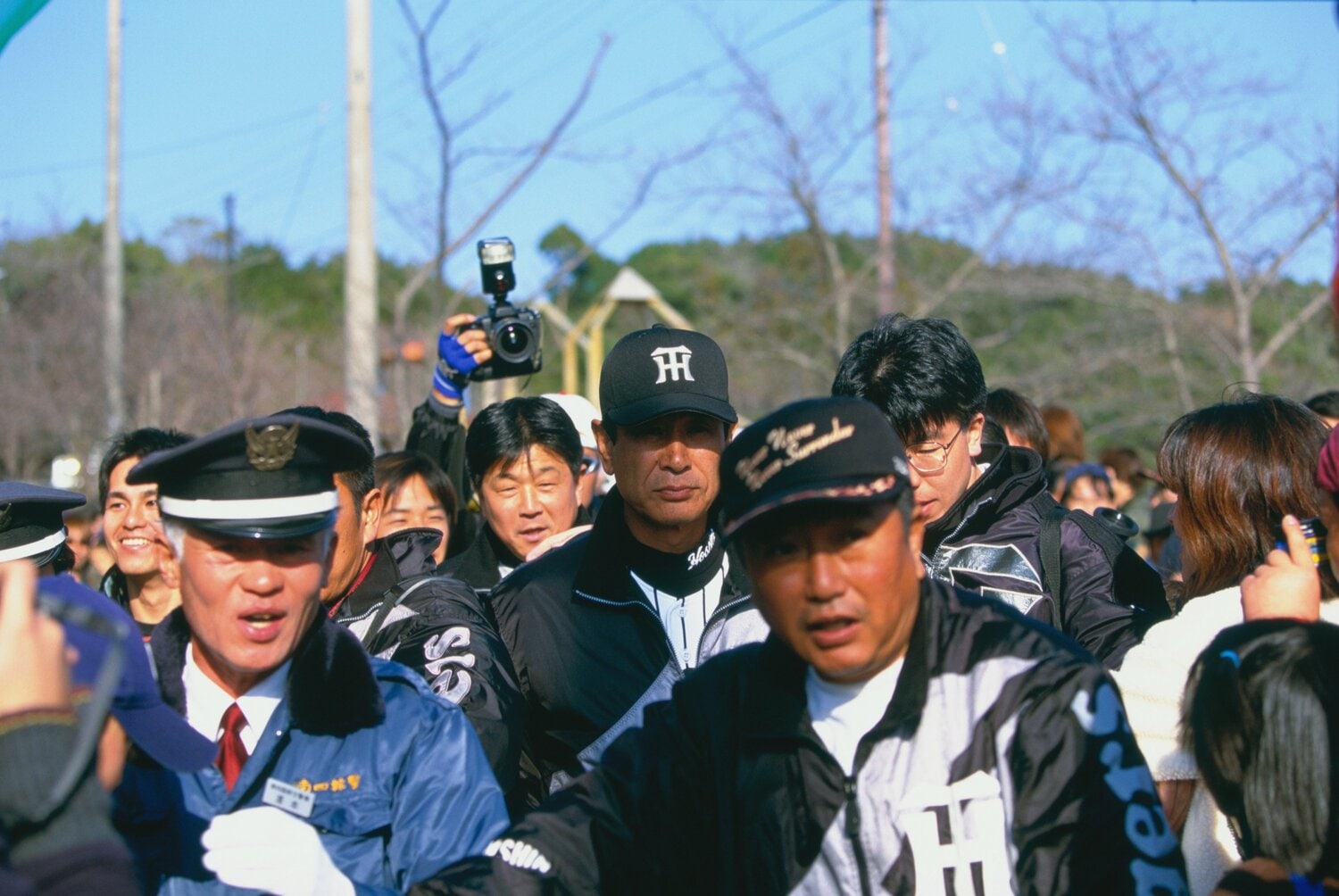 3年連続最下位の阪神監督に星野が就任したのには前監督・野村の推薦もあったと言われる　©Hideki Sugiyama