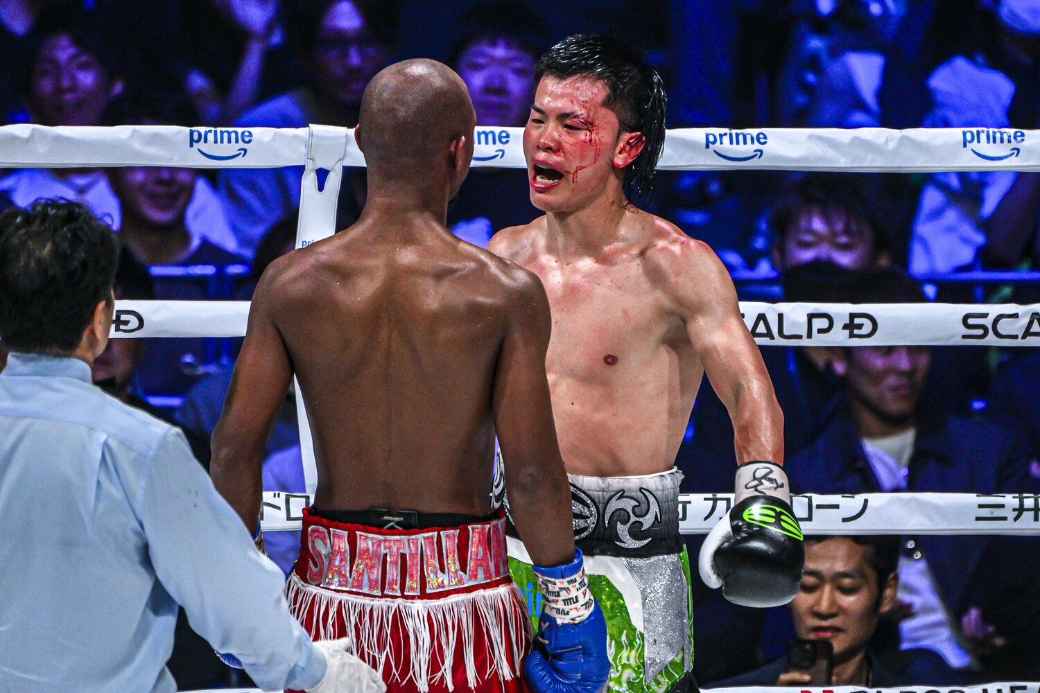 ボクシング転向以降、世界タイトルに向けて着実に階段を登る那須川天心 ©︎Takuya Sugiyama