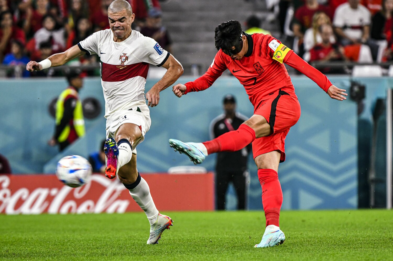 日本vsスペインの翌日、韓国もポルトガルに勝利した　©Takuya Sugiyama/JMPA