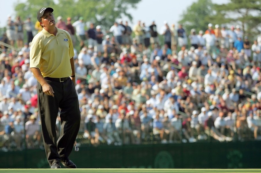 最終18番ホール、痛恨のダブルボギー　©︎Getty Images