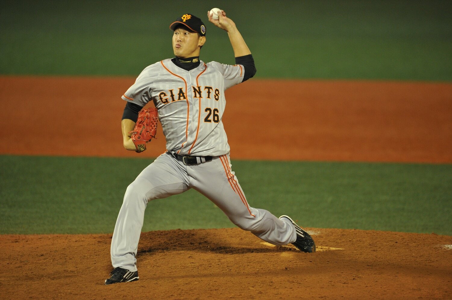 巨人でエースとなった内海　©Hideki Sugiyama