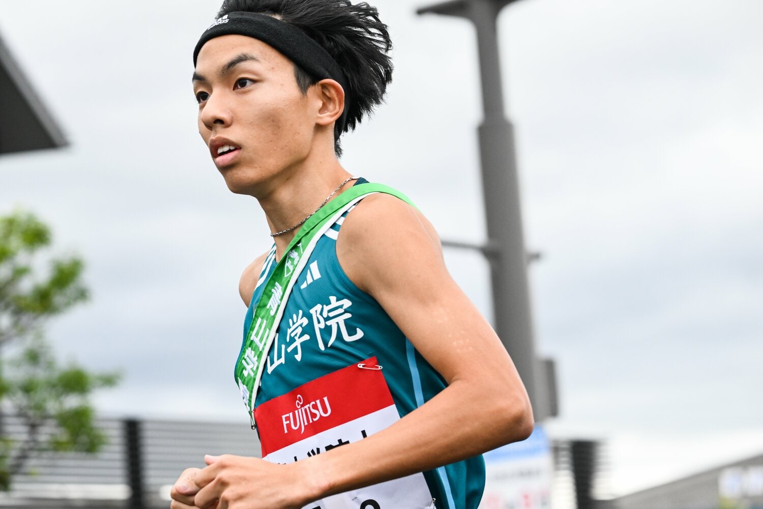 2区で区間賞を獲得した黒田。父・将由さんも法大で箱根駅伝経験があるサラブレッドだ　©Nanae Suzuki