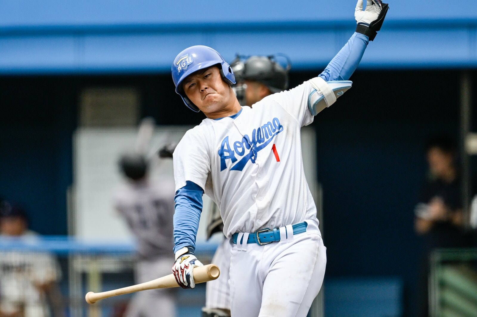主将・主砲・正捕手を担うが、「自分がやるべきことをしっかりやるだけ」と足元を見つめる photo by Nanae Suzuki