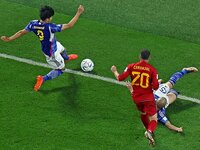 スペイン戦で出た奇跡の1ミリ スペイン戦で出た奇跡の1ミリ