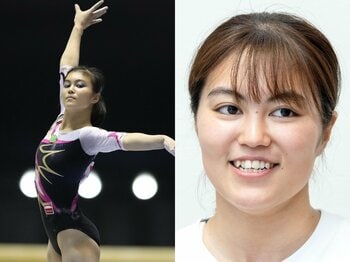 東京五輪のPR映像、覚えてる？…“スクランブル交差点で開脚ジャンプ”の体操女子高生・土橋ココ（24歳）の今「渋谷に行くのも初めてだったんです」―2024年上半期読まれた記事＜Number Web＞ photograph by (L)JIJI PRESS、(R)Takashi Shimizu