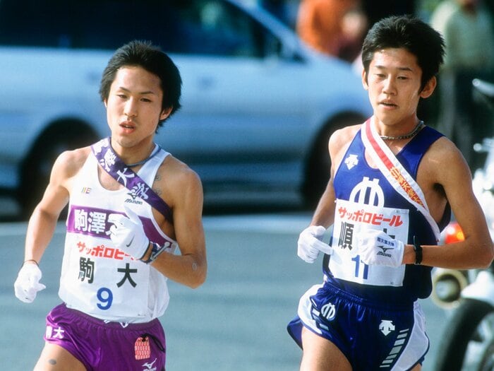 「え？ そのペースで行くわけ？」駒大・大八木監督も驚愕…24年前の箱根駅伝“学生最強エース”との紫紺対決に挑んだ闘将ランナー「超無謀な大激走」＜Number Web＞ photograph by フォート・キシモト