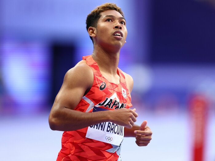 男子100m「史上最激戦」決着のウラで…準決勝敗退でもサニブラウンが見せた“成長の跡”「スタートの音が聞こえなかった」から5年での進化<Number Web> photograph by Ryosuke Menju/JMPA