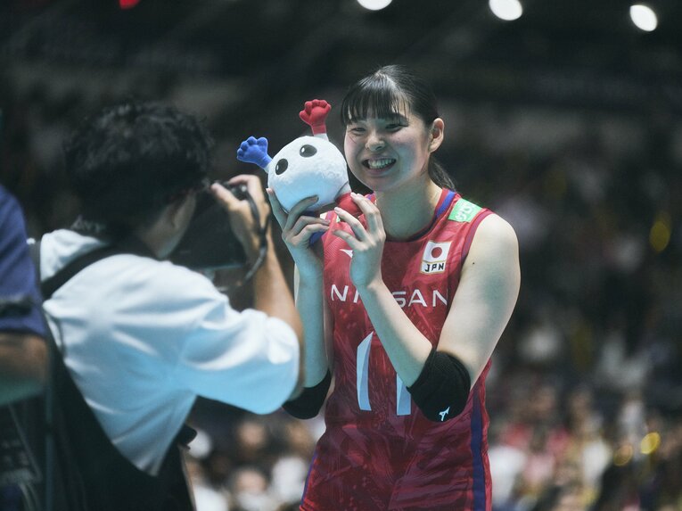 山田二千華／FIVBパリ五輪予選　©︎Yuki Suenaga