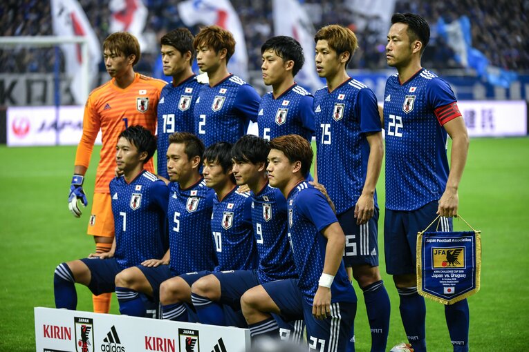 2018年ウルグアイ戦　©︎Takuya Sugiyama／JMPA