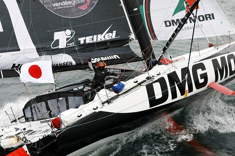 最高峰のヨットレース、ヴァンデグローブでアジア人初の完走を遂げた白石康次郎 ／ photograph by Yoichi Yabe