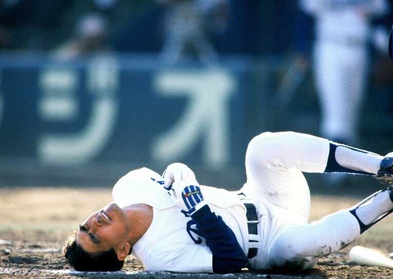 宇野勝　1988年　日本シリーズ　西武対中日　(C)Kazuhito Yamada