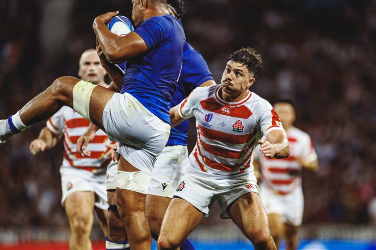 ディラン・ライリー（2023年ラグビーW杯サモア戦）　©︎Kiichi Matsumoto