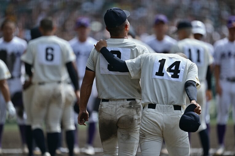 準決勝で敗れた神村学園…涙、涙、涙　©Hideki Sugiyama