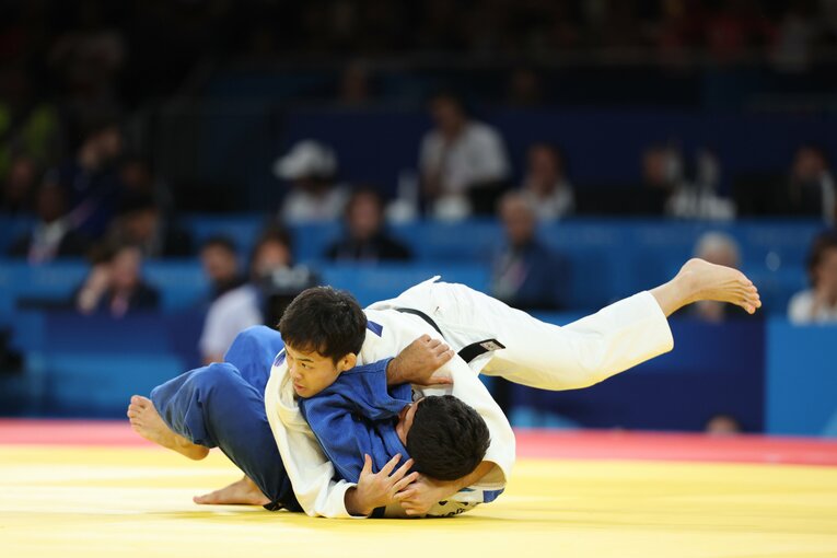 3位決定戦での永山　©JMPA