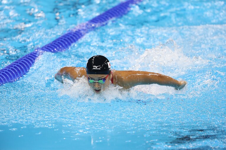 リオ五輪での池江璃花子　(C)JMPA