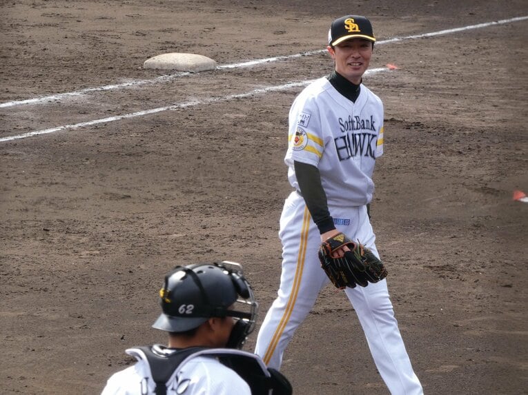 今年のキャンプ（2月20日の紅白戦）©Kotaro Tajiri