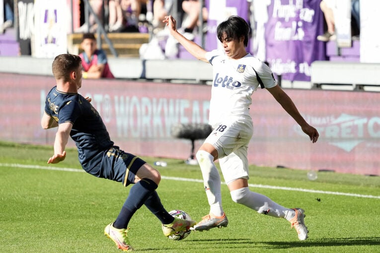 ベルギー時代の三笘　©Getty Images