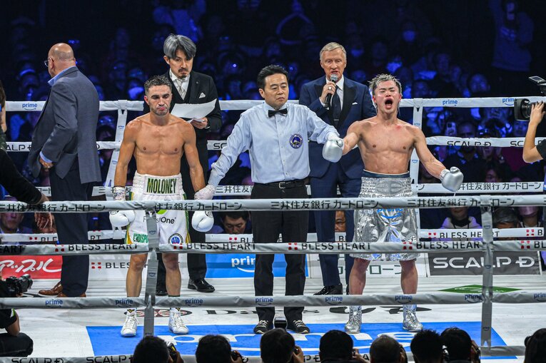 那須川天心vs.ジェーソン・モロニー。2月24日、有明アリーナ　©Takuya Sugiyama