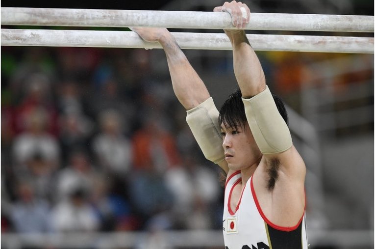 リオ五輪の内村航平 ／ photograph by Asami Enomoto/JMPA