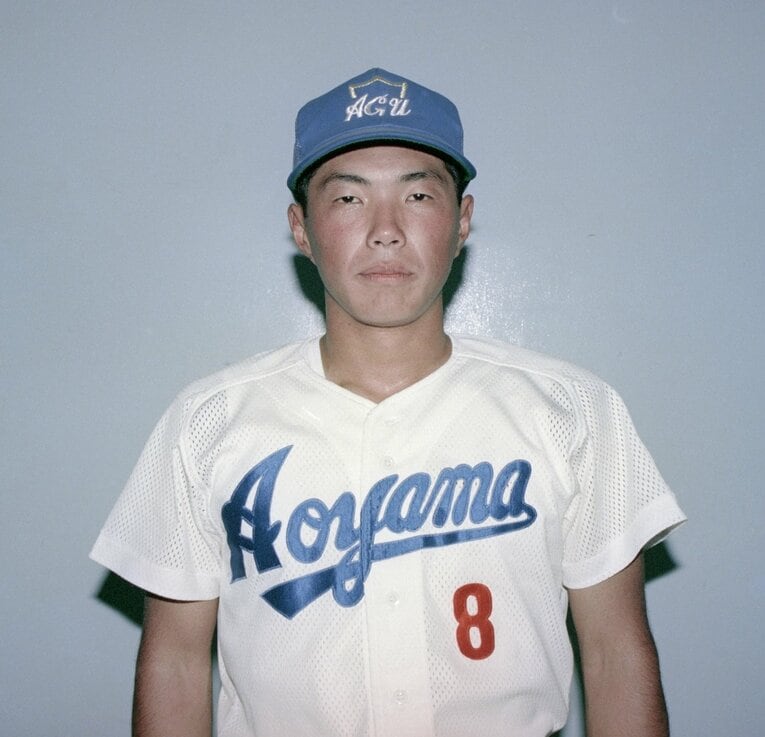 小久保裕紀の青山学院大時代（21歳）。1993年のドラフト2位でホークス入団　©KYODO