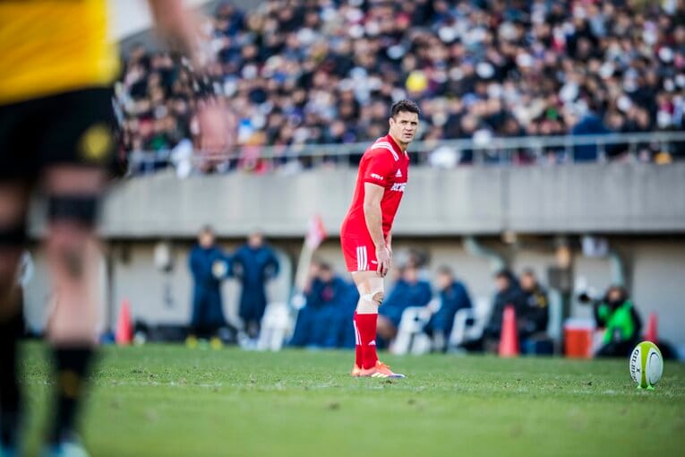 清宮が好きなキッカーとして挙げた元ニュージーランド代表のSOダン・カーター　©︎Kiichi Matsumoto