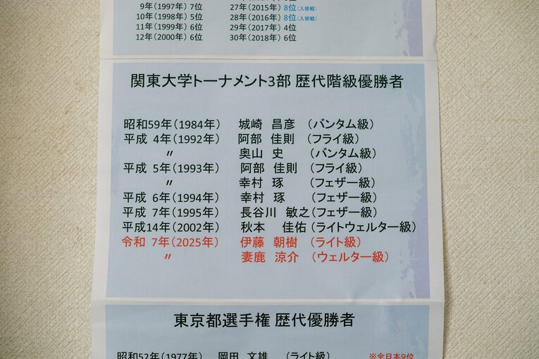 東京大学ボクシング部　©︎Nanae Suzuki